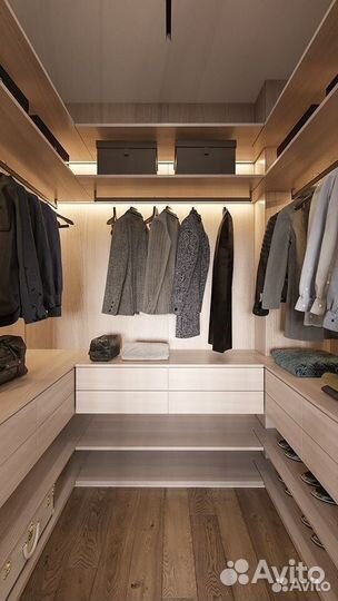 Гардеробная система на заказ