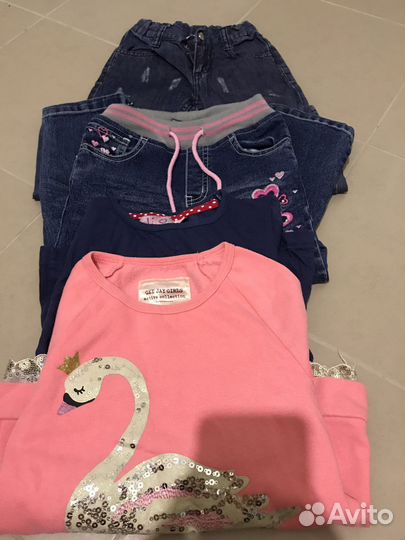 Вещи пакетом для девочки 104