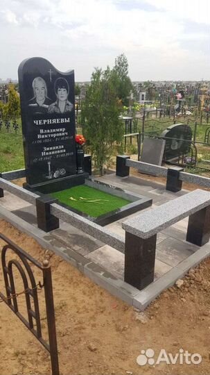 Изготовление и установка памятника (гранит/мрамор)