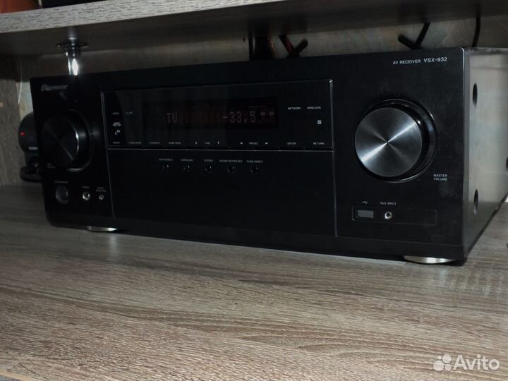 Ресивер Pioneer VSX-932 (Малайзия) как новый