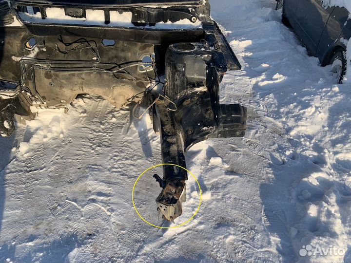 Лонжерон левый Lifan X60