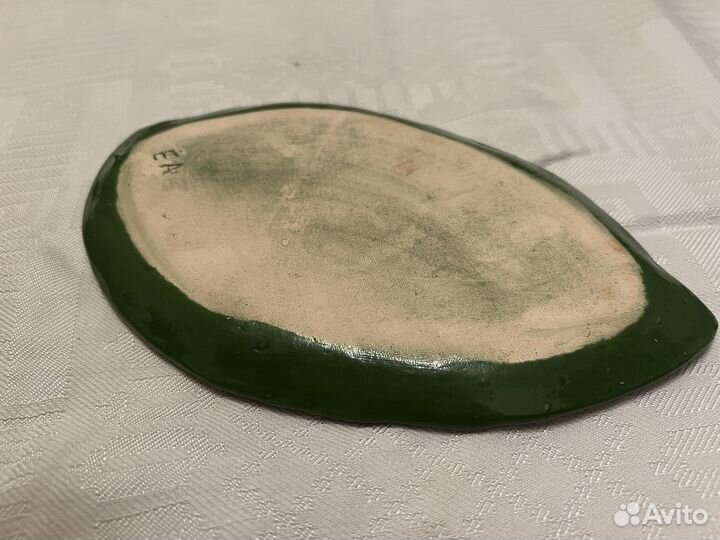 Тарелочка для украшений из глины