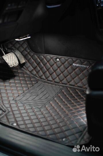 3D коврики из экокожи infiniti QX80