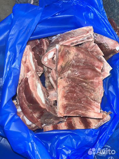 Корм для собак натуральный. Мясо говядины на кости