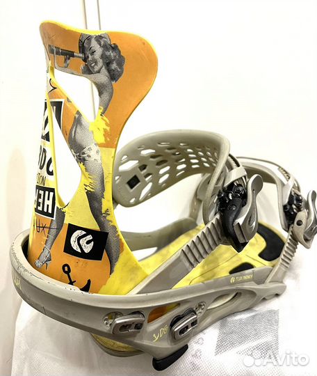 Крепления для сноуборда Flux DS Heritage размер M