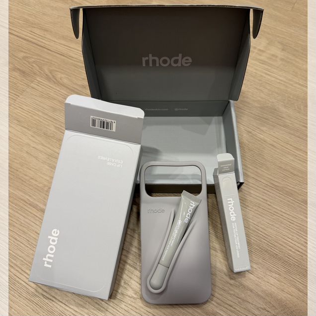 Rhode набор чехол и блеск