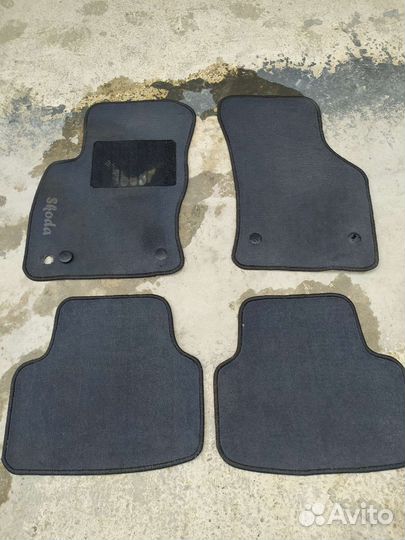 Коврики текстильные Шкода Октавия А7