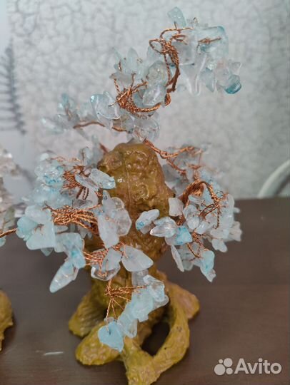 Деревца сувенирные. Натуральный камень