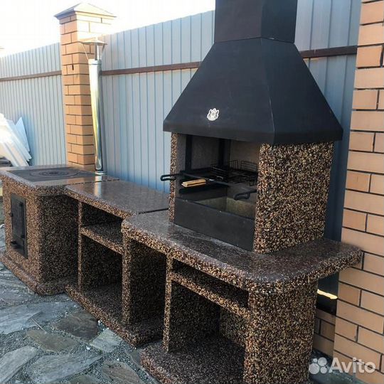 Модульные печи барбекю, гриль, мангал,казан