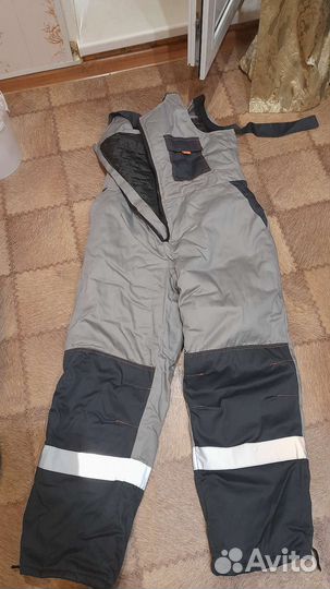 Рабочая зимняя спецодежда полукомбинезон
