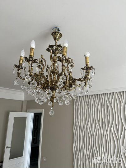 Люстра бронза бу