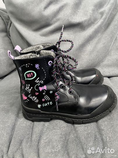 Сапоги демисезонные на девочку 29 размер