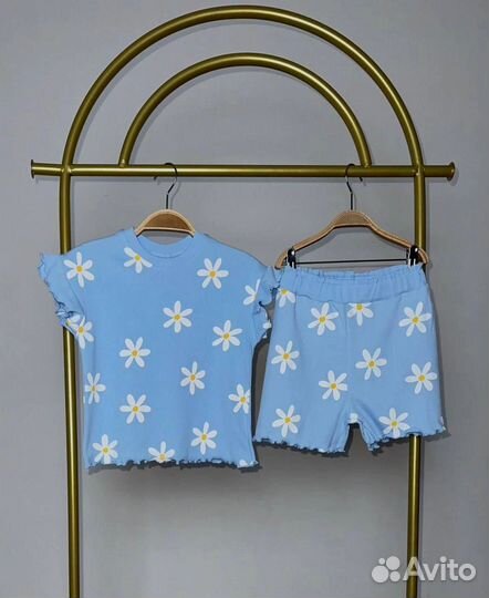 Костюм zara для девочки летний 98-122