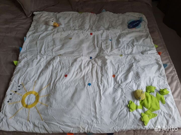 Коврик для пеленания и развивающий коврик, муфта