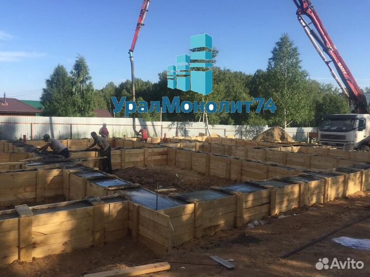 Фундамент,Фундамент плита,Фундамент ростверк