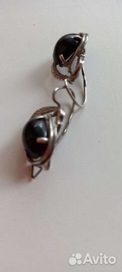 Серьги серебро