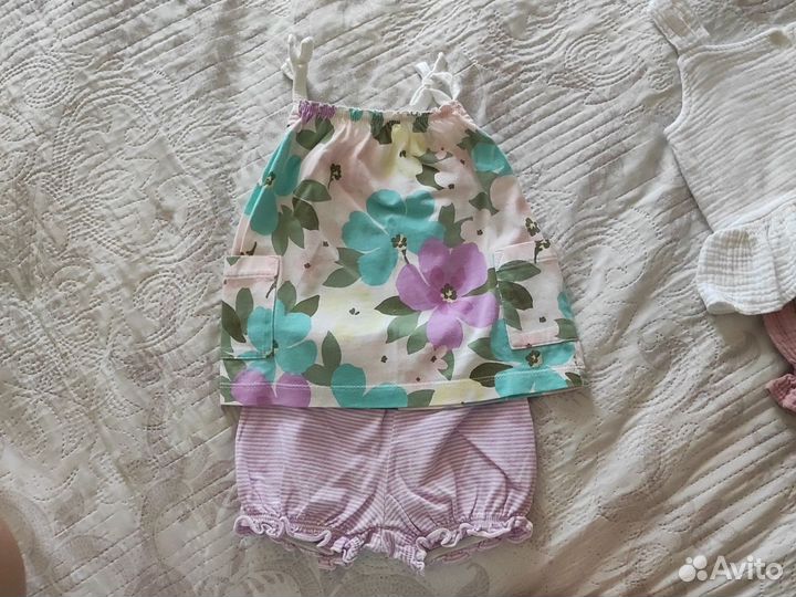 Одежда для девочки пакетом 68-74-80