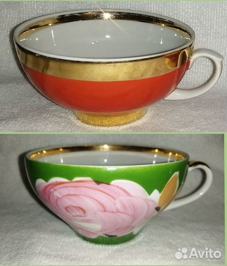Чайные чашки Дулево СССР