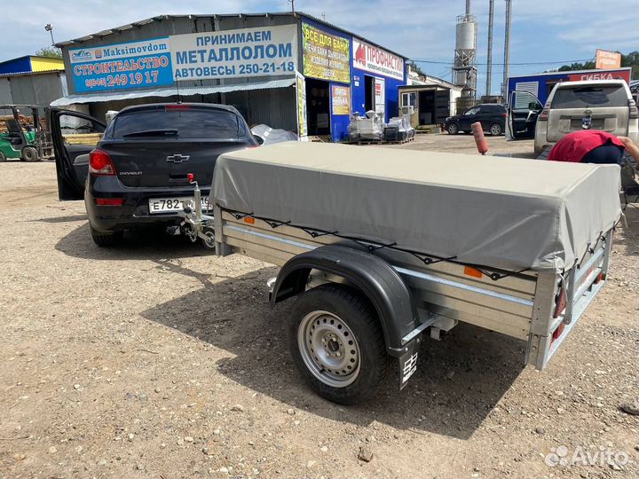 Прицеп с низким тентом высотой 500мм. Рассрочка