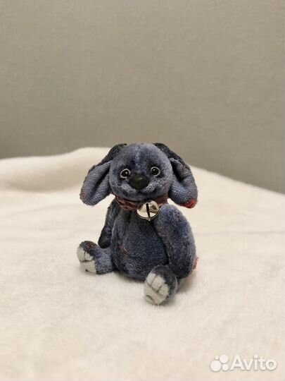 Зайчик тедди Тиша ручная работа