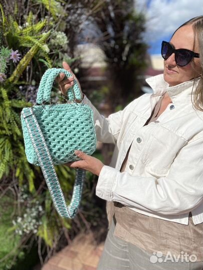 Сумка женская ручная работа вязанная
