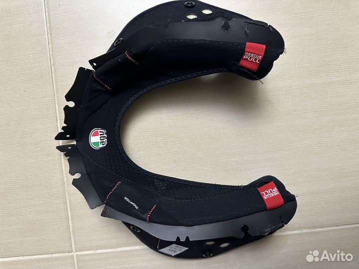 AGV pista GP R pods, внутренности щеки