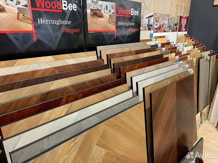 Замковая паркетная доска елка