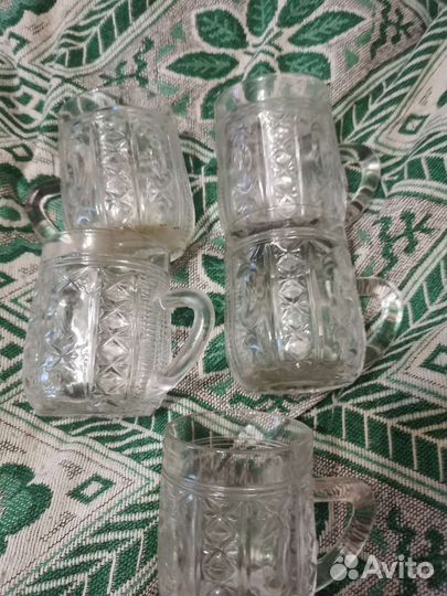 Кружка СССР хрустальная