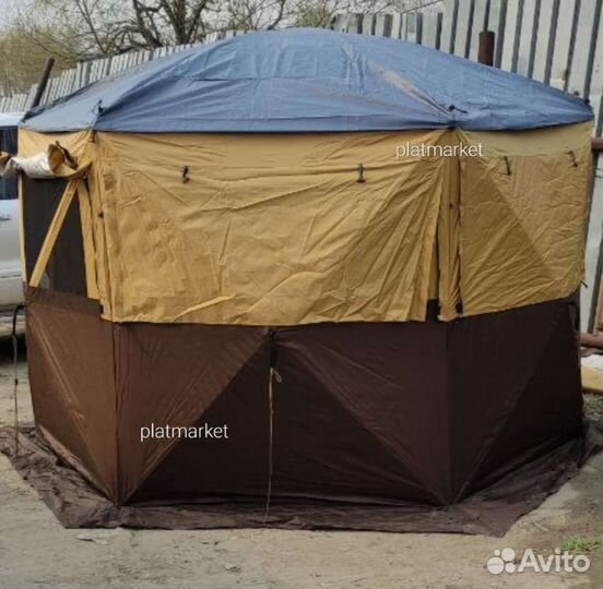 Шатер палатка автоматическая шестиугольный летний