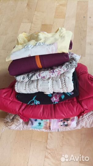 Одежда для девочки 7-10 лет пакетом
