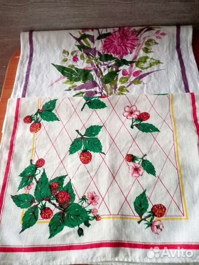 Полотенца кухонные льняные