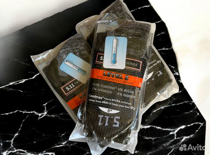 Тактические носки 5.11 зимние