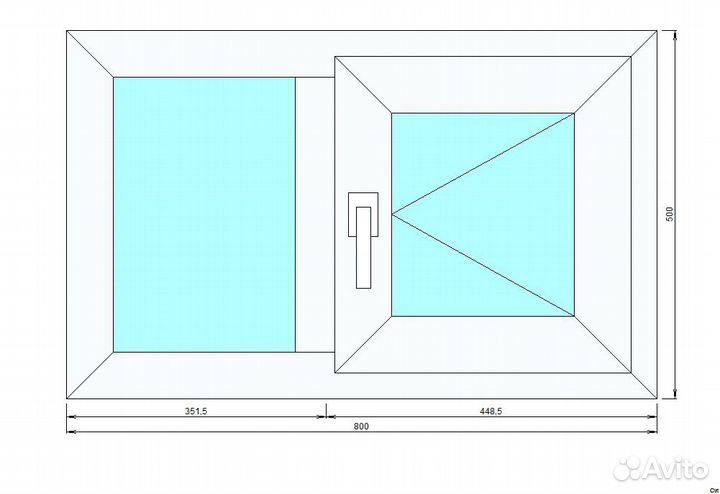 Пластиковое окно в рассрочку до 12 месяцев