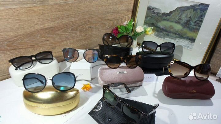 Солнцезащитные очки брендовые женские и мужские