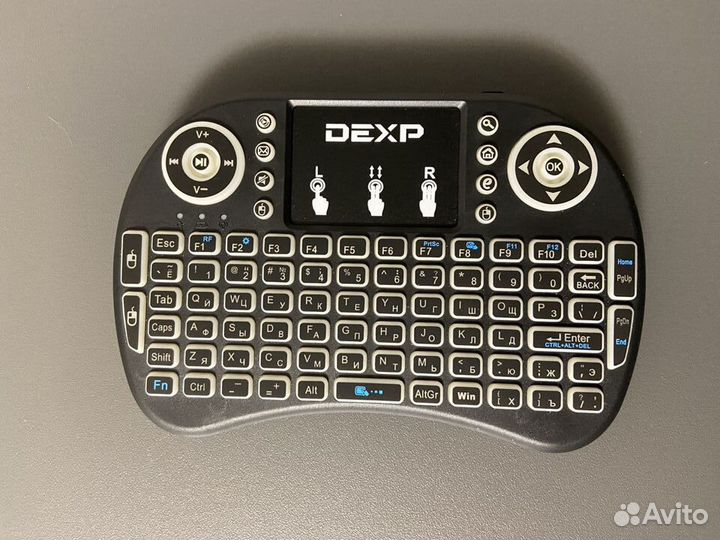 Пульт с тачпадом и клавиатурой
