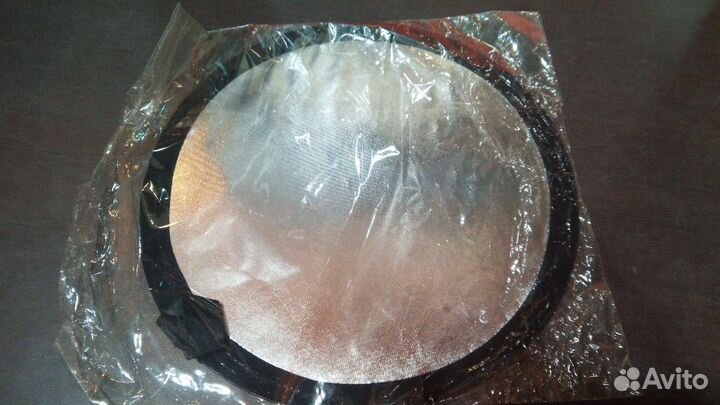 Ручной диск 30 см. Отражатель 2 в 1 Серебро Золото