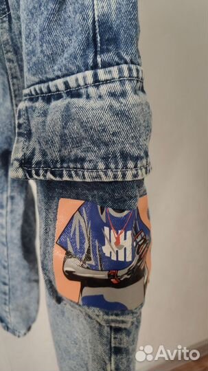 Джинсы широкие