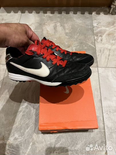 Бутсы сороконожки nike tiempo Оригинал