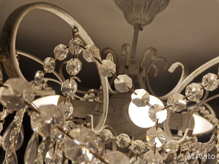 Люстра Omnilux хрусталь на 6 ламп (Италия)