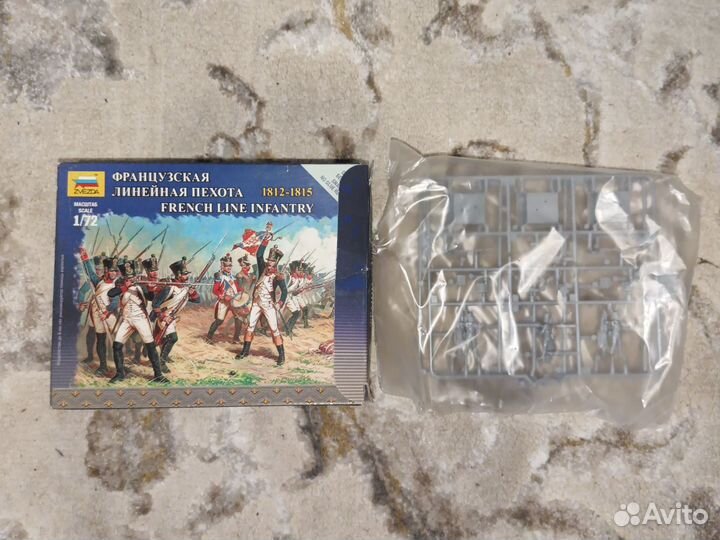 Сборная модель французской линейной пехоты