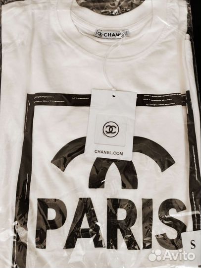 Футболка женская новая chanel