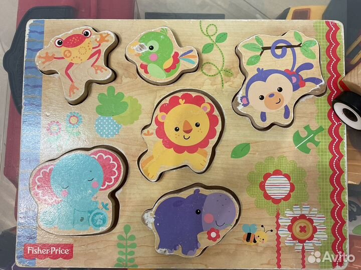 Деревянные игрушки Fisher Price и др
