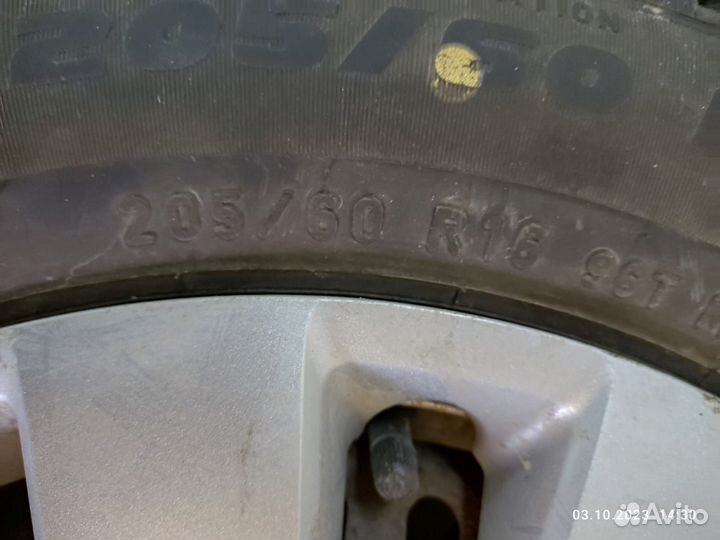 Шипованые колёса R16 на дисках 5'105