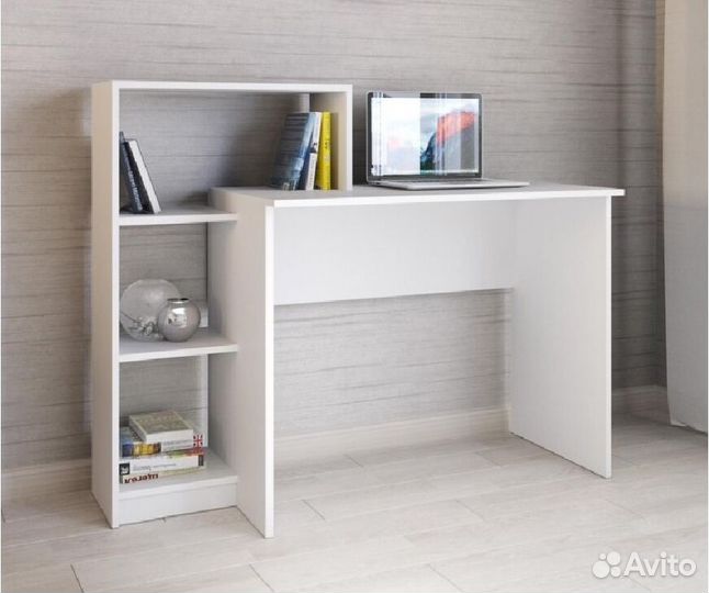 Компьютерный стол Квартет 2 белый