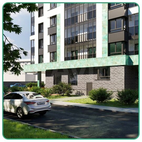 2-к. квартира, 61,1 м², 4/14 эт.