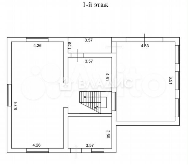 Дом 171,3 м² на участке 7 сот.