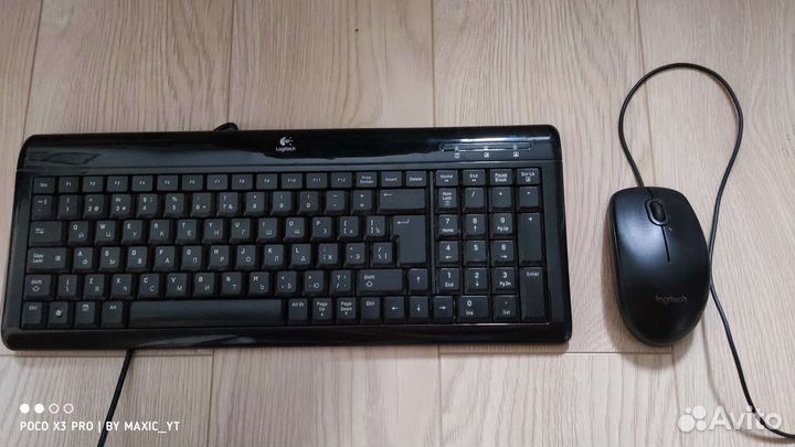 Клавиатура и мышь Logitech