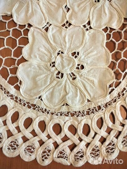 Старинная салфетка ришелье