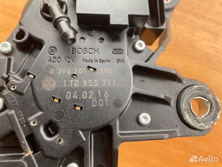 Моторчик заднего дворника Wv Touran BAG 2004