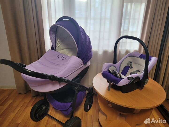 Коляска 3 в 1 Tutis Zippy New Лаванда